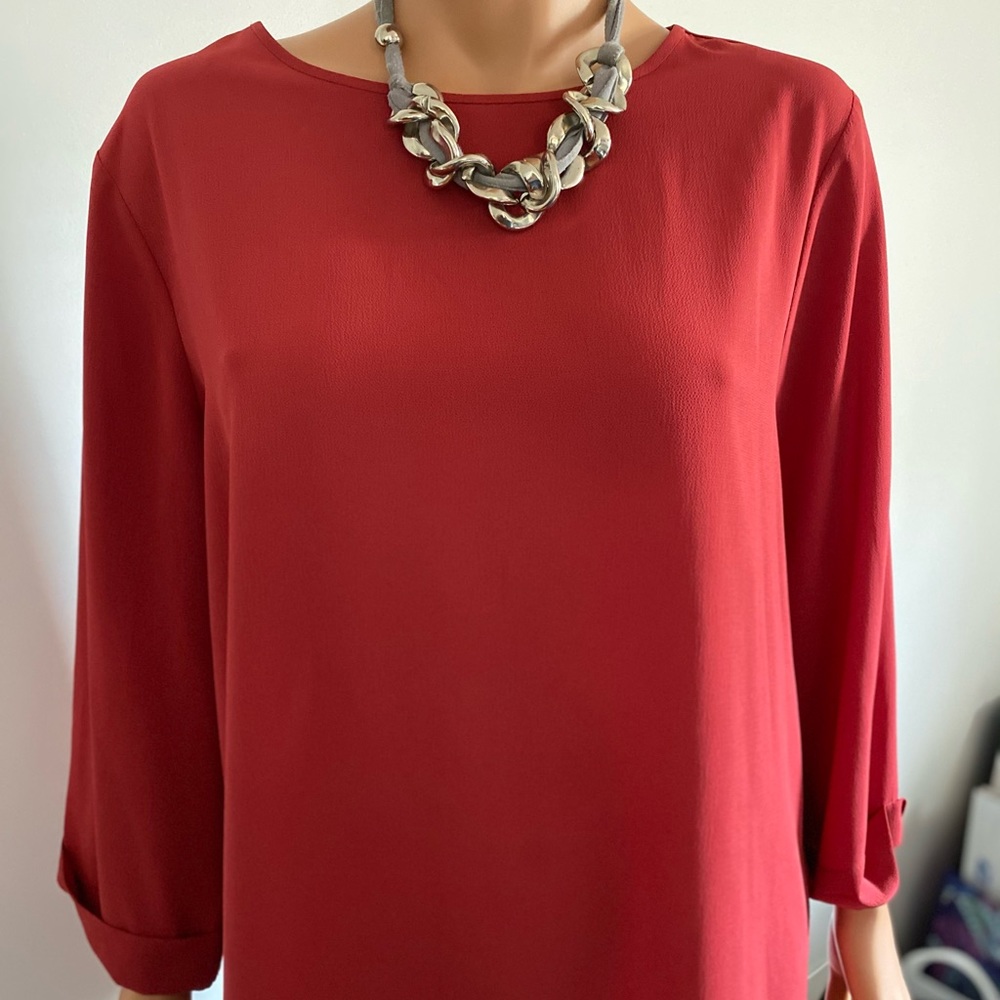 rustic colored flow top  nwot size 20 uk 18 USA